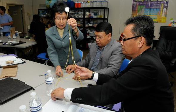 Photo of MonarchTeach visit by delegates from Thailand